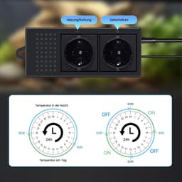 Reptiel Thermostaat voor Terrarium - Digitale Temperatuurregelaar met Verwarming en Koeling — thumbnail 5