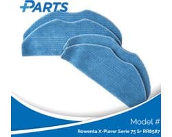 Rowenta X-Plorer Serie 75 S+ RR8587 Dweilpads (4 Stuks, Plus.Parts® alternatief voor ZR185001)