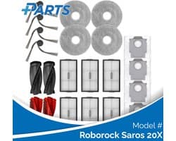 Roborock Saros 20X Onderhoudsset (Plus.Parts® alternatief voor 8.02.0388)