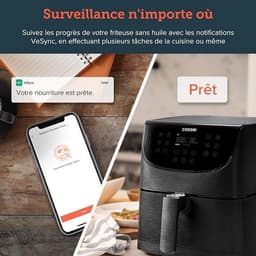Smart Heteluchtfriteuse XXL 5.5L met App Bediening en 13 Programma's — thumbnail 5