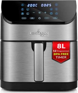 Grote Heteluchtfriteuse 8L met Kijkvenster en LED Touchscreen - 1800W — thumbnail 1