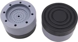 Allecto- Anti-vibratiepads - Geluiddempend - Stabilisatoren mat - Kit - Wasmachine en droger - Ondersteuning - Grijs - Geschikt voor alle modellen - 4 stuks anti-vibratiepads voor wasmachine en droger, geluiddempende stabilisatoren mat kit. — thumbnail 4