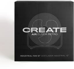 CREATE - Industriële vloerventilator - 12" - Zwart - AIR FLOOR RETRO — thumbnail 2