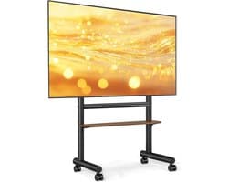 Verrijdbare TV Standaard met Wielen voor Grote Televisies (40-85 inch) - Verstelbaar en Plaatsbesparend