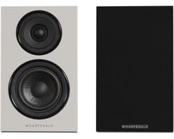 Wharfedale Diamond 12.0i Boekenplank Speaker – Heldere Middentonen – 2-weg – 100mm Driver – 55Hz-20kHz – Passieve Speaker – Grijs