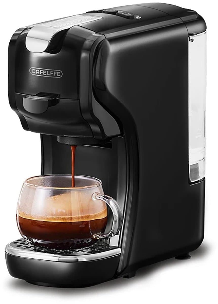 Trexxo - Koffiezetapparaat - Koffiezetapparaat -Dolce Gusto - Nespresso - caspule - Warm - Koud - 6 in 1- Capuccino - Zwart — afbeelding 1