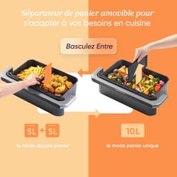 Airfryer XXL - Dubbele Mand Airfryer - bakrooster — thumbnail 5