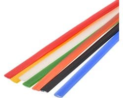 Kunststof Lasstaven - HDPE Staven - Kunststof Reparatie - Goede Lasbaarheid - 25 cm Lengte - Lichtgeel