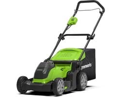 Draadloze Grasmaaier - Accu Grasmaaier - Gazon Onderhoud - 6 Maaihoogtes - 41cm Maaibreedte - Groen