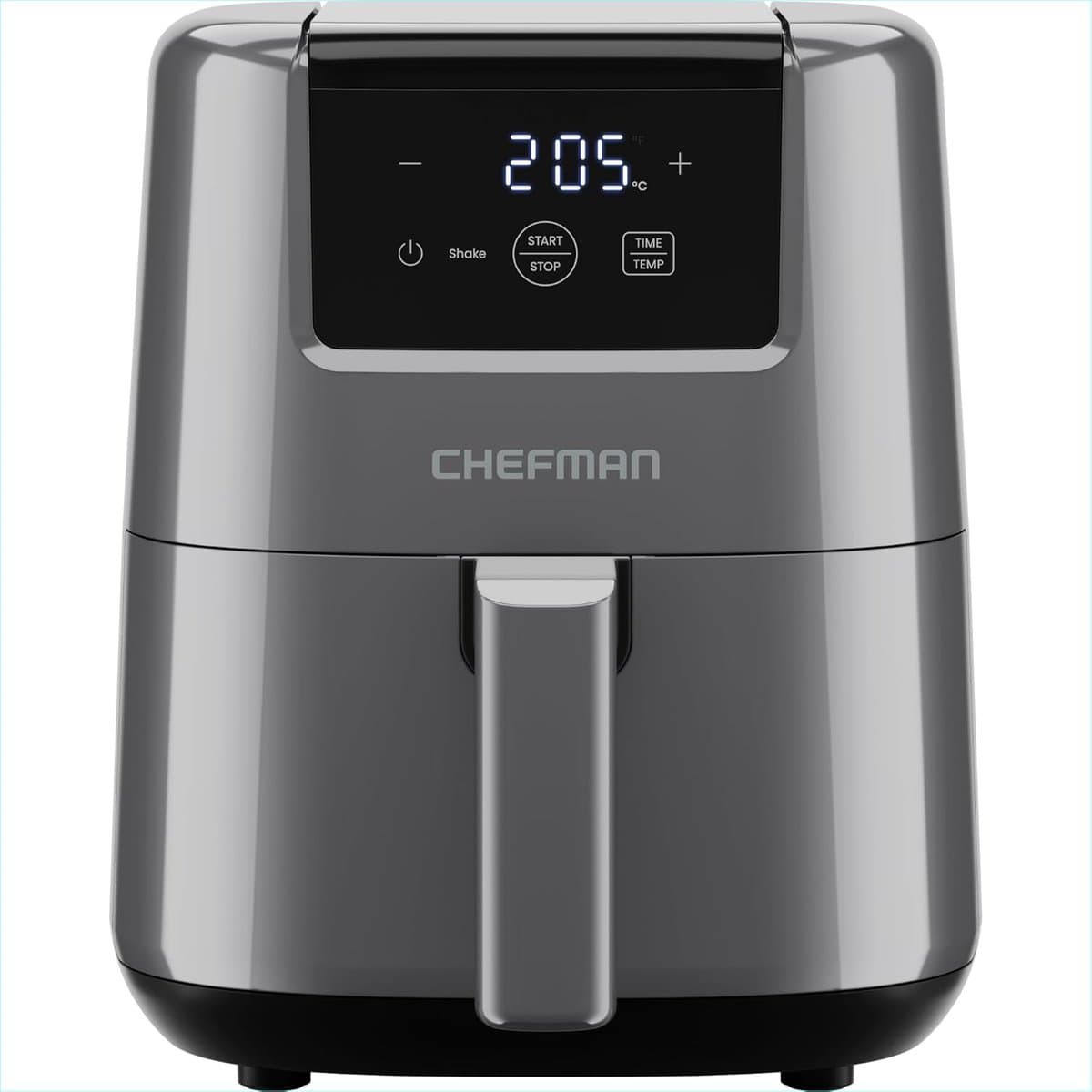 Mini Heteluchtfriteuse - Compacte Airfryer - Snelle Maaltijden - Digitale Timer - 2 Liter - Grijs — afbeelding 1