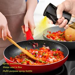 Olie Spray Fles 300ml – Oliespray voor Airfryer & Salade – Kookolie Dispenser – Herbruikbare Spray Fles – Voor Bakken, Grillen & Frituren — thumbnail 5