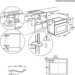 AEG TK8NK721T - Series 8000 - Inbouwoven met magnetron - 44 l - 3000 W - Zwart — thumbnail 13