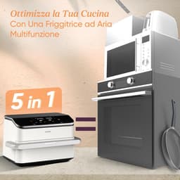 Grote Heteluchtfriteuse 10 Liter met Dubbele Mand, 7-in-1, 2800W, Voor Gezond Frituren — thumbnail 3