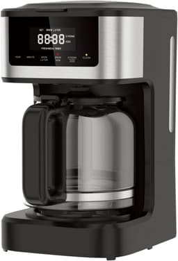 SNJY® Koffiemachine Filterkoffie - Volautomatische Koffiemachine - Espressomachine - Koffiemachines - 900 W - Zwart — thumbnail 1