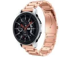 Universeel 20MM Horloge Bandje / Smartwatch Bandje | Roestvrij Staal Horlogebandje met Schakels | SBG RVS | Rosé Goud