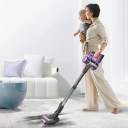 Lunekiss Draadloze Stofzuiger 30 kPa – 350W – 9‑in‑1 Steelstofzuiger – 50 min Accuduur – 0,6–1 L Stofbak — thumbnail 5