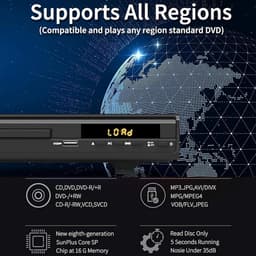 DVD Speler met HDMI - Blu Ray Spelers - Externe DVVD Speler - Entertainment — thumbnail 3