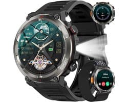 Smartwatch met Hartslagmeter en Stappenteller - Perfect voor Sport en Dagelijks Gebruik