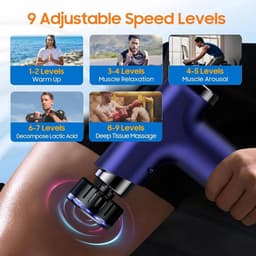 Krachtig Massagepistool met Warmte & Koude Therapie voor Spierherstel — thumbnail 2