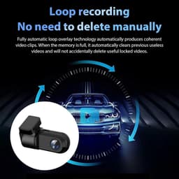 Autodashcam, autorecorder | mediaspeler/recorder – dashcam Geschikt voor voertuigen, waterdichte parkeermonitor, opnamefunctie — thumbnail 3