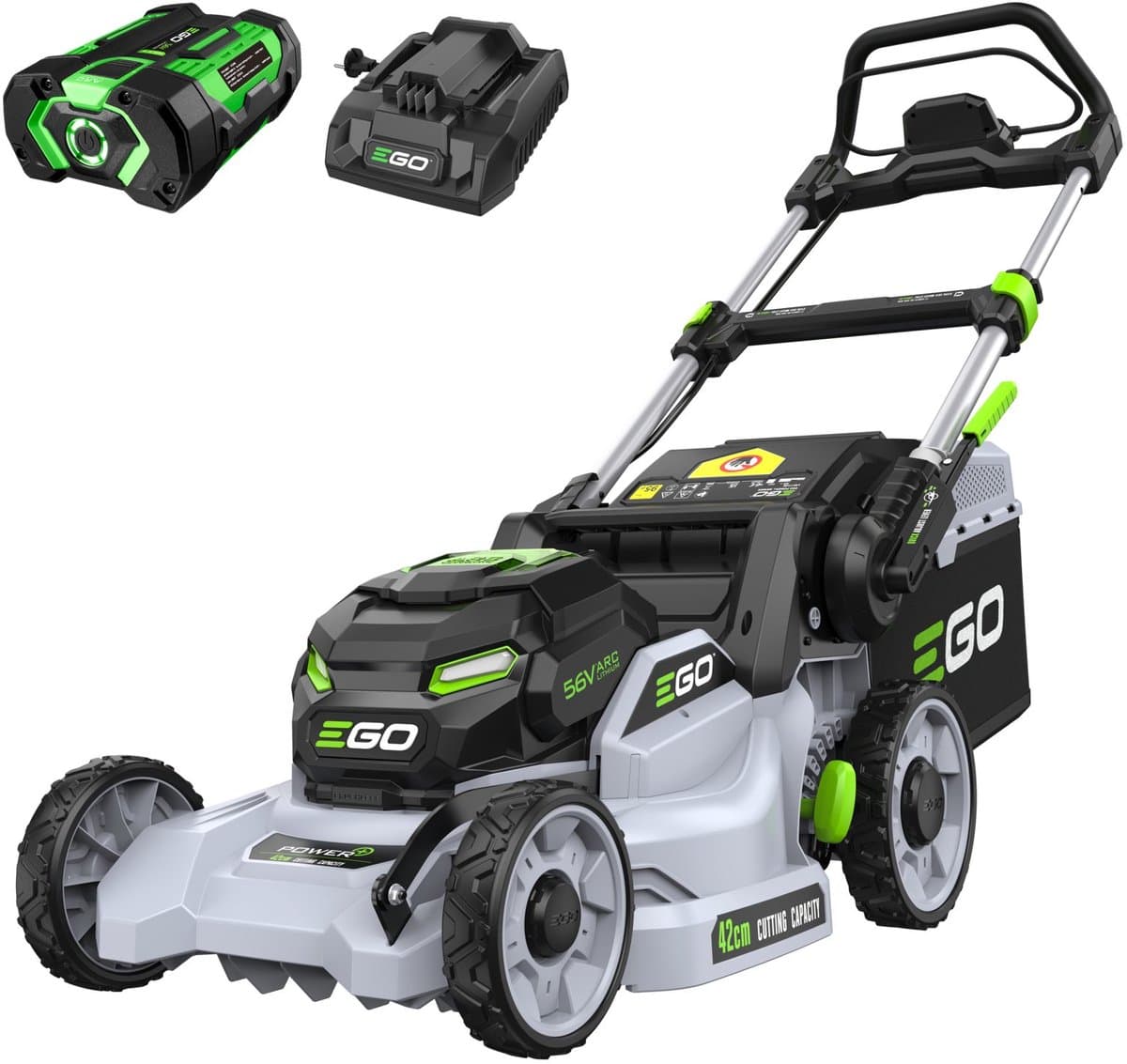 EGO LM1711E Accu Grasmaaier 42 cm met Accu en Lader — afbeelding 1