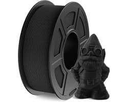 Matte PLA Filament 1.75mm Zwart - 1.1kg Spoel - Hoge Precisie 3D Printer Materiaal