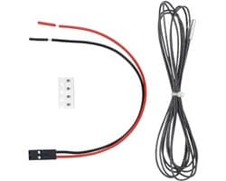 Hoge Temperatuur Sensor - Thermistor Cartridge - 3D Printer Component - Tot 450C Bereik - 3MM Diameter 1M Draad