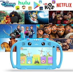 Nexvo® Kindertablet Vanaf 3 Jaar - Ouderlijk Toezicht - Android 13 - Compleet Pakket - Blauw - 26 x 16 x 2 cm — thumbnail 5