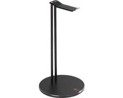 Deltaco GAM-070 Headset houder - Aluminium - Antislip - Zwart
