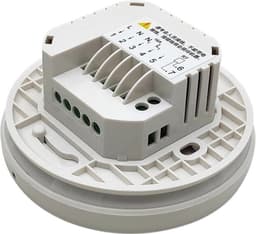 TechU™ Smart Thermostaat Round – Zwart met Witte Rand – Alleen voor Elektrische Vloerverwarming – Wifi & App – Google Assistant & Alexa – Persoonlijk programma instelbaar — thumbnail 5