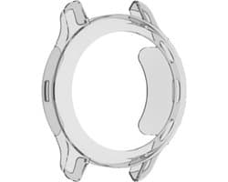 Beschermende watch case - hoesje - geschikt voor Garmin Venu 2 Plus - transparant grijs