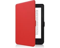 Hoes Geschikt voor Kobo Nia - E-reader Hoesje Bescherm Hoesje Case Sleep Cover - Hoes Geschikt voor Kobo Nia Hoesje - Rood