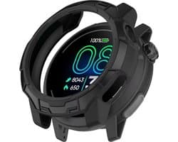 Strap-it Schokabsorberende Rugged TPU case - geschikt voor de Coros Pace Pro (zwart)