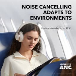 soundcore Space One by Anker - Draadloze Over-ear Koptelefoon - Headphones - Active Noise Cancelling, Multipoint Connection, 55 uur accuduur, Bluetooth 5.3, LDAC, Hi-Res Certified — thumbnail 11