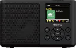 Kenwood CR-M33DAB DAB+ Radio - Interne accu - Zwart — thumbnail 1