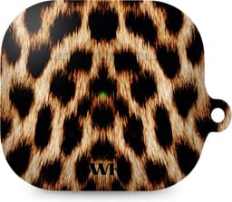 xoxo Wildhearts hoesje geschikt voor AirPods 3 - Wild Thing - Ook als telefoonhoesje verkrijgbaar - schokbestendige case - koptelefoonhoesje - Matte afwerking - Tijgerprint / luipaardprint - dierenprint hoesje - panterprint — thumbnail 1