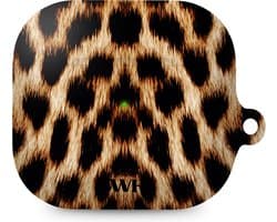 xoxo Wildhearts hoesje geschikt voor AirPods 3 - Wild Thing - Ook als telefoonhoesje verkrijgbaar - schokbestendige case - koptelefoonhoesje - Matte afwerking - Tijgerprint / luipaardprint - dierenprint hoesje - panterprint