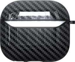 ShieldCase Black Stripe Hoesje Geschikt voor Airpods 4 - Siliconen Case voor Apple Airpods 4 Case Hoesje - Zwart — thumbnail 5