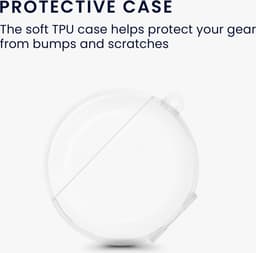 kwmobile Earphones Case for Huawei FreeBuds 3 Case - Clear TPU Silicone Earbuds Cover - Transparent — thumbnail 2