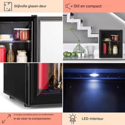 White-label Mini Koelkast - Minibar - Skincare Fridge - Zwart — thumbnail 5