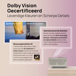 XGIMI Aura 2 met 100" ALR Scherm – 4K UST Laser Projector – Dolby Vision – 2300 ISO Lumen – Harman Kardon 4× 15 W – ISA 5.0 – IMAX Enhanced – Short Throw Technology — thumbnail 3