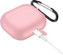 Cazy hoesje geschikt voor Airpods 3 - Siliconen Hoesje - Roze — thumbnail 5