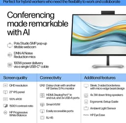 Hp S5 Pro 527pm 27´´ Qhd Ips Led Monitor Veelkleurig One Size / EU Plug 220V — thumbnail 4
