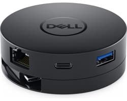 DELL DA300 Bedraad USB 3.2 Gen 2 (3.1 Gen 2) Type-C Zwart