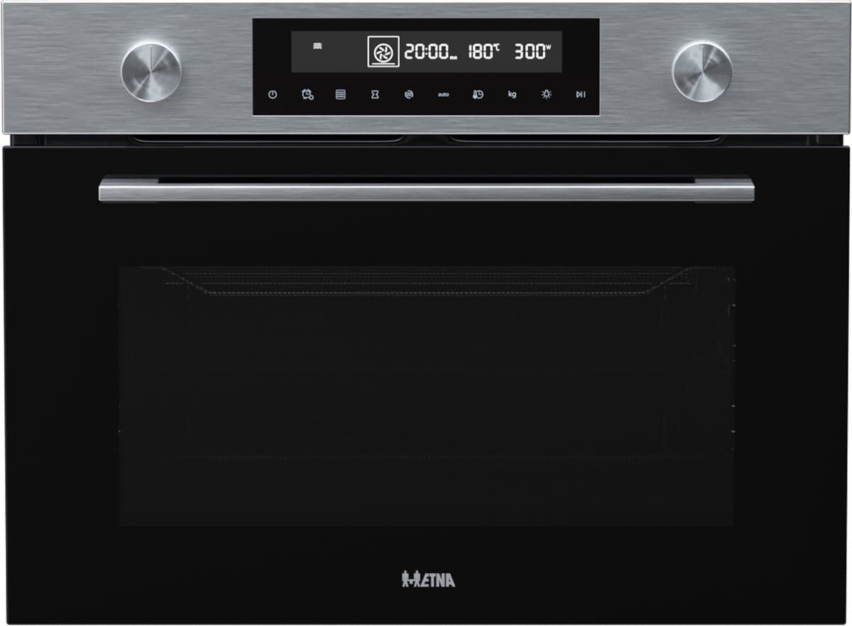 ETNA CM450RVS - Inbouw Combi-Oven - 50L - Turbo Hetelucht - RVS - 13 Automatische Programma's - LED Display - Kinderslot - 50 – 250°C — afbeelding 1