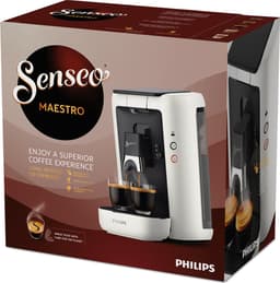 Philips Senseo Maestro Koffiepadmachine CSA260/10 - Keuze uit 1 of 2 Kopjes - Instelbare Intensiteit - Automatische Uitschakeling - Groot Waterreservoir - Wit — thumbnail 5