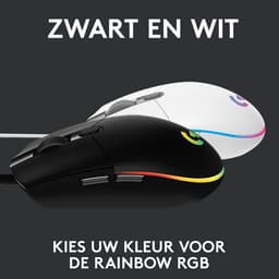 Logitech G203 LIGHTSYNC - Bedrade Gaming Muis - RGB verlichting - Zwart — thumbnail 6