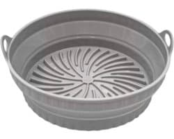 Airfryer - Siliconen bakje - - Bakpapier alternatief - Herbuikbaar -Opvouwbaar - tot 240 ℃ - Voor in de vaatwasser.