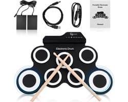 Luxe Drumstel - Inclusief Drumstokken En Oordopjes - Drumstel voor kinderen - Drumpad - Drumstel Elektronisch - Kinder Drumstel