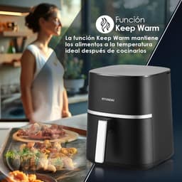 Airfryer met Grote Mand - Heteluchtoven Airfryer - Gezond Frituren - X-Cyclone Technologie - 7 Liter - Zwart — thumbnail 4